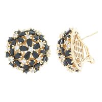 Orecchini Urania Preziosi Donna ANKARA in Ottone Zirconia ORANK1002BK - ORANK1002BK